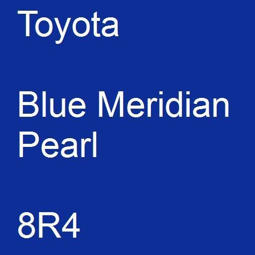 Toyota, Blue Meridian Pearl, 8R4.